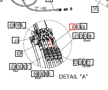Mahindra Tractor Loader Banjo Adapter ANS4025A8310 Mahindra Direct Parts