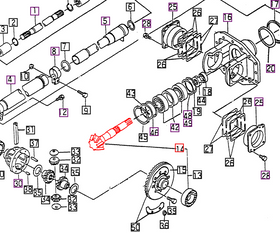 Mahindra Tractor Bevel Pinion (8) (for Old Front) 14444112012 Mahindra Direct Parts