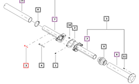 Mahindra Tractor Hex Bolt - Propeller Shaft Guard M10x1.5x60x8 SF0101059 Mahindra Direct Parts