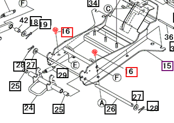 Mahindra Tractor Bolt w/ Washer H1840108025 Mahindra Direct Parts
