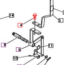 Mahindra Tractor Bolt w/ Washer H1840108025 Mahindra Direct Parts