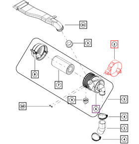 Mahindra Tractor Bracket - Air Cleaner 008021893N91 Mahindra Direct Parts