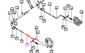 Mahindra Tractor Brake Link Left Hand LH 008009100D11 Mahindra Direct Parts