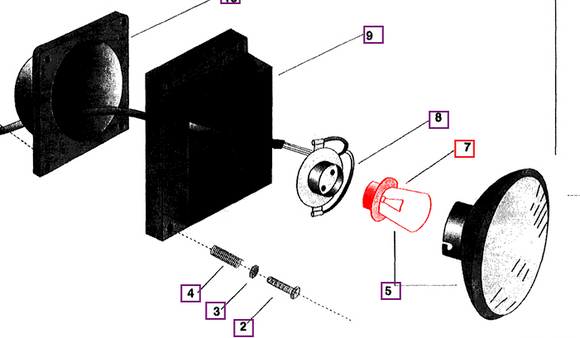 Mahindra Tractor Headlight Bulb 001099312R91 Mahindra Direct Parts