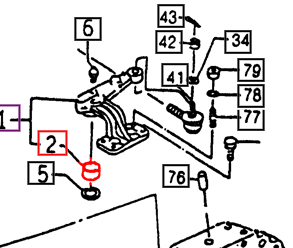 Mahindra Tractor Bushing - Steering Knuckle 35x39x26 14254330151 Mahindra Direct Parts