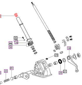 Mahindra Tractor Rubber Bushing - Steering Column 001231112R1 Mahindra Direct Parts