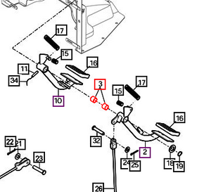 Mahindra Tractor Bushing - Pedal 20x23x20 35017030080 Mahindra Direct Parts