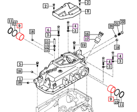 Mahindra Tractor Bushing - Cylinder Case 17995050090 Mahindra Direct Parts