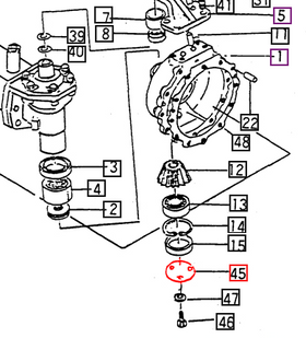 Mahindra Tractor Cap Seal - Front Axle Wheel 15604342430 Mahindra Direct Parts