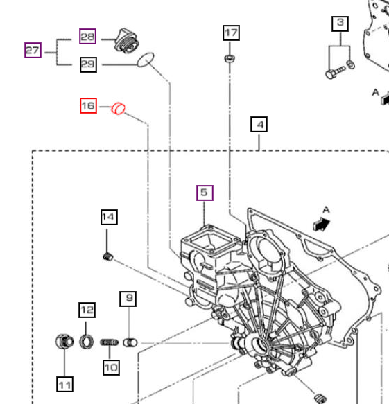 Mahindra Tractor Cap - Gear Case 006054172K01 Mahindra Direct Parts
