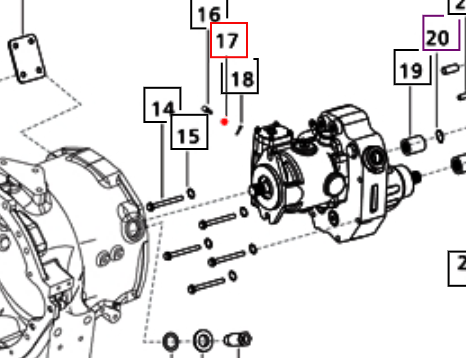 Mahindra Tractor Castle Nut - Control Pin 006507439D1 Mahindra Direct Parts