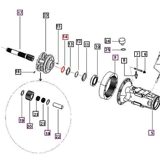 Mahindra Tractor Circlip 60x2 000012431P04 Mahindra Direct Parts
