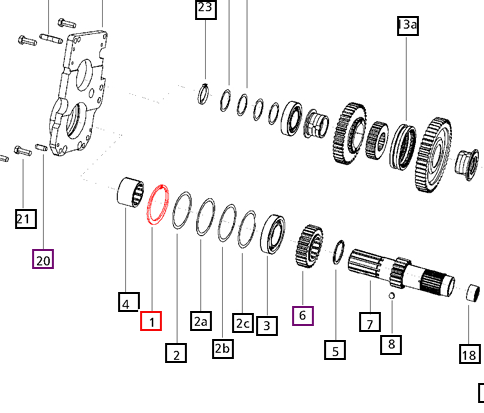 Mahindra Tractor Circlip Internal HD 100 000012164P04 Mahindra Direct Parts