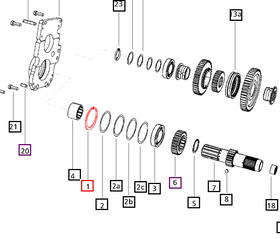 Mahindra Tractor Circlip Internal HD 100 000012164P04 Mahindra Direct Parts