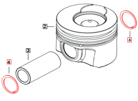 Mahindra Roxor Circlip - Piston Pin 0051463 Mahindra Direct Parts