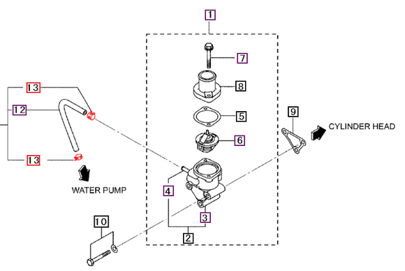 Mahindra Tractor Clamp - Bypass Hose F4300-02000 Mahindra Direct Parts