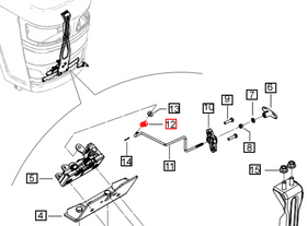 Mahindra Tractor Clip - Hood Latch Rod 007640996V1 Mahindra Direct Parts