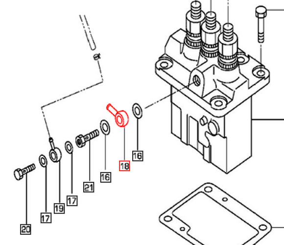 Mahindra Tractor Collar - Fuel Injection Valve 006056083N01 Mahindra Direct Parts