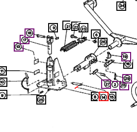 Mahindra Tractor Rake Cotter Pin M5x32 EFZ000513R Mahindra Direct Parts