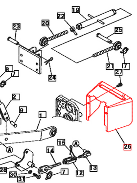 Mahindra Tractor Cover - PTO 19633034BR1 Mahindra Direct Parts