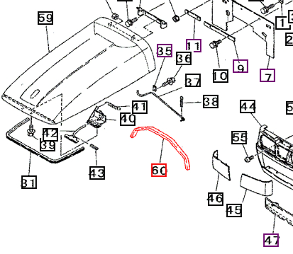 Mahindra Tractor Cushion - Hood 10382631000 Mahindra Direct Parts