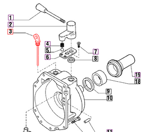 Mahindra Tractor Dipstick - PTO 006500714C1 Mahindra Direct Parts