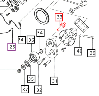 Mahindra Tractor Idler Shaft 006009748F1 Mahindra Direct Parts