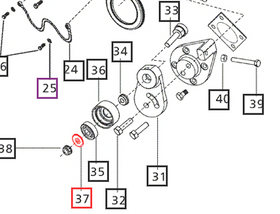 Mahindra Tractor Idler Pulley Dust Cover 006009750F1 Mahindra Direct Parts