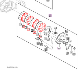 Mahindra Tractor Brake Friction Disk 15603102011 Mahindra Direct Parts