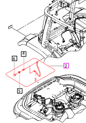 Mahindra Tractor Ground Cable E007700963D91 Mahindra Direct Parts