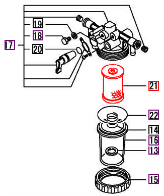 Mahindra Tractor Element Assy Fuel 12933555780- Mahindra Direct Parts