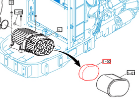 Mahindra Tractor Secondary Inner Air Filter 19021032020 Mahindra Direct Parts