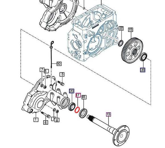 Mahindra Tractor Collar 14153070020 Mahindra