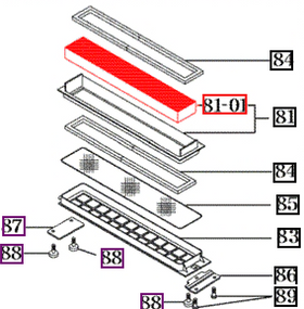 Mahindra Tractor Cabin Air Filter Element 17687025810 Mahindra Direct Parts