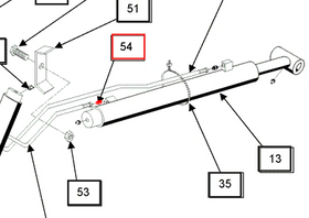 Mahindra Tractor Loader Fitting 9/16 KMW05861106408 Mahindra Direct Parts