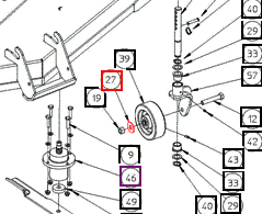 Mahindra Tractor Mower Flat Washer, 5/8 .687 X 1.75 X .115 AME008180 Mahindra Direct Parts