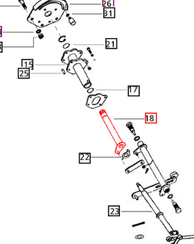 Mahindra Tractor Position Control Sleeve 003044408R96 Mahindra Direct Parts