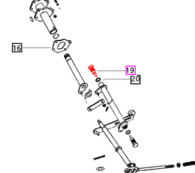 Mahindra Tractor Pivot Tube 003044417R1 Mahindra Direct Parts