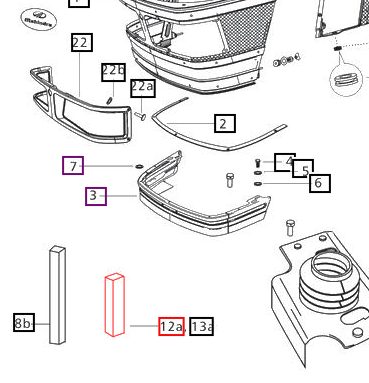 Mahindra Tractor Foam Sealing 007535510C1 Mahindra Direct Parts