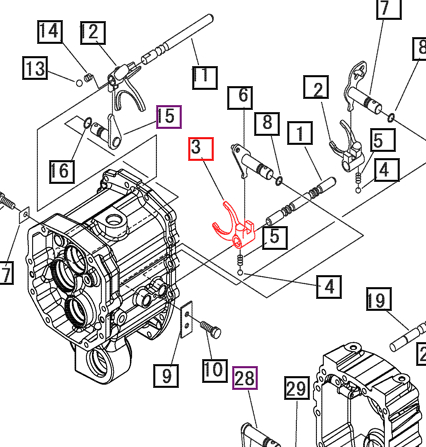 Mahindra Tractor Fork 3-4, Main 10441703000 Mahindra Direct Parts