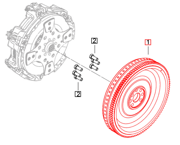 Mahindra Tractor Flywheel 006029503V91 Mahindra Direct Parts