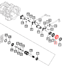 Mahindra Tractor PTO Thrust Clutch Sleeve 006509791U1 Mahindra Direct Parts
