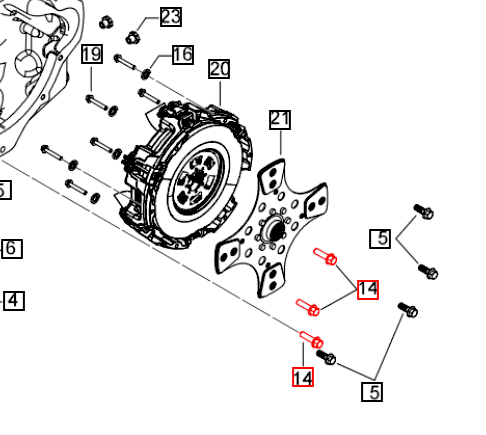 Mahindra Tractor Bolt Hex Head M12x45 000013900P04 Mahindra Direct Parts