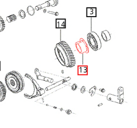 Mahindra Tractor Bushing - 4th Driven Gear 006506648D1 Mahindra Direct Parts