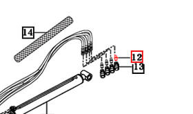Mahindra Tractor Loader Hydraulic Union - PF3/8 PT1/2 81203000090 Mahindra Direct Parts