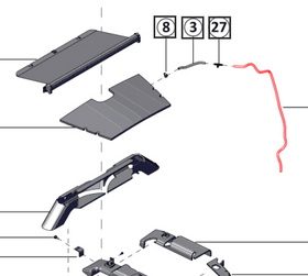 Mahindra Tractor Hose - HVAC Water Drain 00890237U01 Mahindra Direct Parts