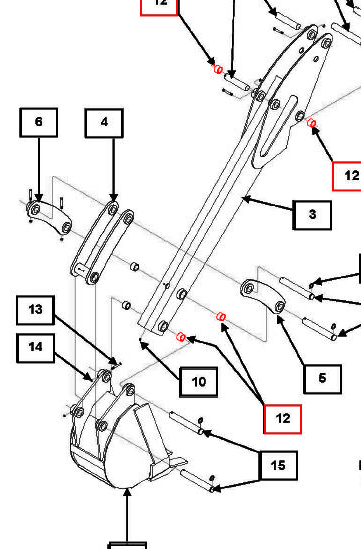 Mahindra Tractor Backhoe Bushing KMW03102004 Mahindra Direct Parts