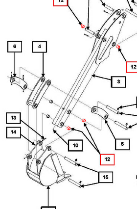 Mahindra Tractor Backhoe Bushing KMW03102004 Mahindra Direct Parts