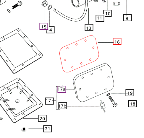 Mahindra Tractor Gasket Hand Hole Cover 000032580B12 Mahindra Direct Parts