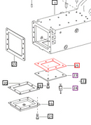 Mahindra Tractor Gasket Hand Hole Cover 000032580B12 Mahindra Direct Parts